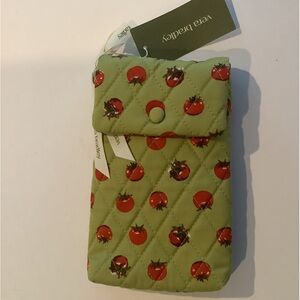 Vera Bradley Phone Case Crossbody Bag In Tiny Tomato New